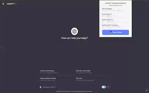 ChatGPT Lightspeed Keyboard  from Chrome web store to be run with OffiDocs Chromium online