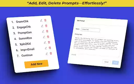 ChatGPT PasteBuddy  from Chrome web store to be run with OffiDocs Chromium online