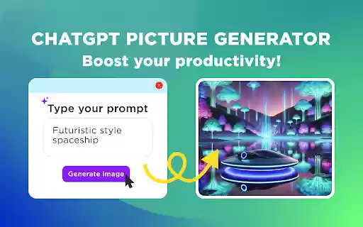 ChatGPT Picture Generator  from Chrome web store to be run with OffiDocs Chromium online
