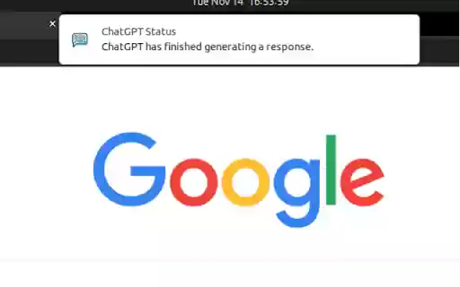 ChatGPT Popup Notifier  from Chrome web store to be run with OffiDocs Chromium online