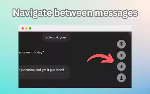 ChatGPT Scroller  from Chrome web store to be run with OffiDocs Chromium online