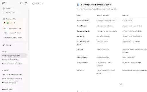 ChatGPT Sidebar Bring structure to your ChatGPT chaos  from Chrome web store to be run with OffiDocs Chromium online