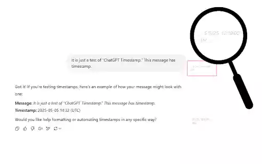 ChatGPT Timestamp  from Chrome web store to be run with OffiDocs Chromium online