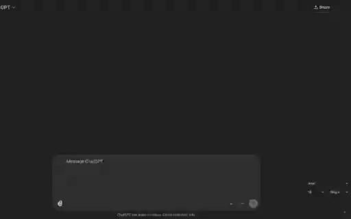 ChatGPT Tiny UI  from Chrome web store to be run with OffiDocs Chromium online