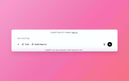 ChatGPT Utils  from Chrome web store to be run with OffiDocs Chromium online