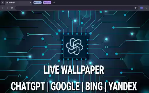ChatGPT Web Search Live Wallaper  from Chrome web store to be run with OffiDocs Chromium online