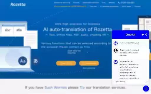 ChatM.AI Web wide Wonders, One Chatbot!  from Chrome web store to be run with OffiDocs Chromium online