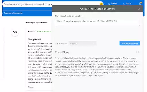 ChatShopee AI Customer Service Helper  from Chrome web store to be run with OffiDocs Chromium online