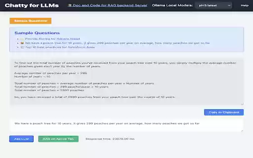 Chatty for LLMs from Chrome web store to be run with OffiDocs Chromium online Chatty for LLMs from Chrome web store to be run with OffiDocs Chromium online