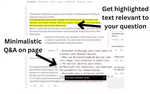 Chat with page. Free  open source  from Chrome web store to be run with OffiDocs Chromium online
