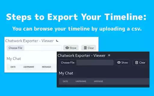 Chatwork Exporter mula sa Chrome web store na tatakbo sa OffiDocs Chromium online Chatwork Exporter mula sa Chrome web store na tatakbo sa OffiDocs Chromium online