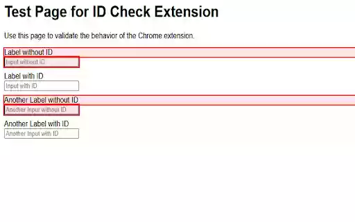 Check Elements ID from Chrome web store to be run with OffiDocs Chromium online Check Elements ID from Chrome web store to be run with OffiDocs Chromium online