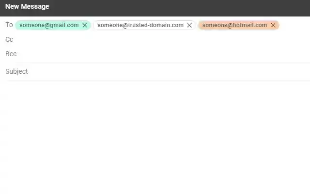 Check on Send  from Chrome web store to be run with OffiDocs Chromium online