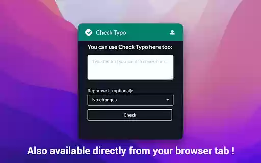 Check Typo: AI Spell checker  from Chrome web store to be run with OffiDocs Chromium online