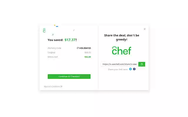 Chef  from Chrome web store to be run with OffiDocs Chromium online