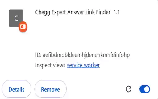 Chegg Expert Answer Link Finder  from Chrome web store to be run with OffiDocs Chromium online