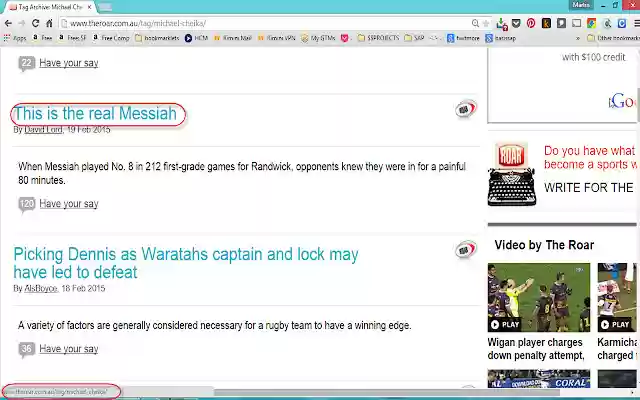 Cheika is our Messiah  from Chrome web store to be run with OffiDocs Chromium online