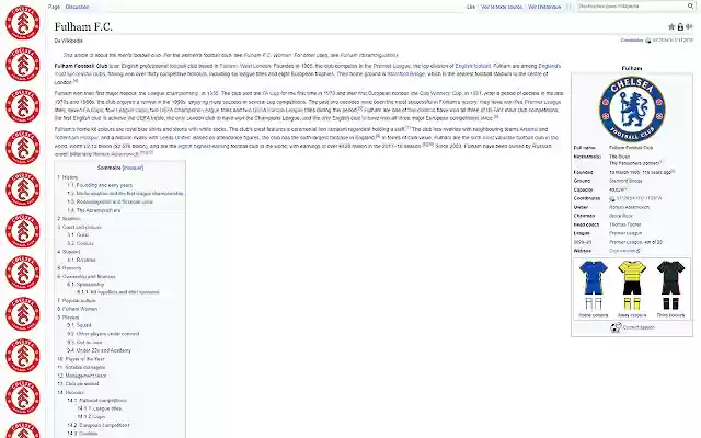 Chelsea to Fulham ifier  from Chrome web store to be run with OffiDocs Chromium online