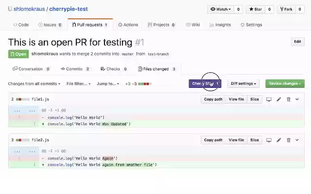 Cherry Pie  from Chrome web store to be run with OffiDocs Chromium online