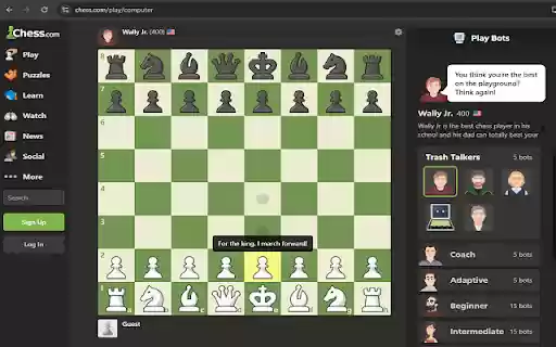 Chess Chat  from Chrome web store to be run with OffiDocs Chromium online