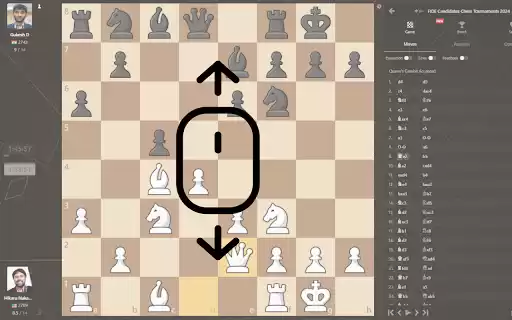 Chess.com Scroll Move History  from Chrome web store to be run with OffiDocs Chromium online