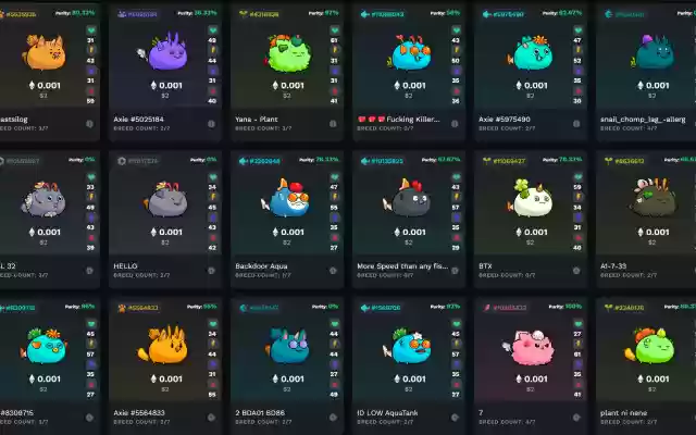 ChillAxie  from Chrome web store to be run with OffiDocs Chromium online