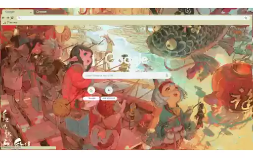 Chinese shadow puppetry  from Chrome web store to be run with OffiDocs Chromium online