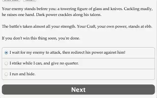Choice of the Deathless  from Chrome web store to be run with OffiDocs Chromium online Choice of the Deathless  from Chrome web store to be run with OffiDocs Chromium online