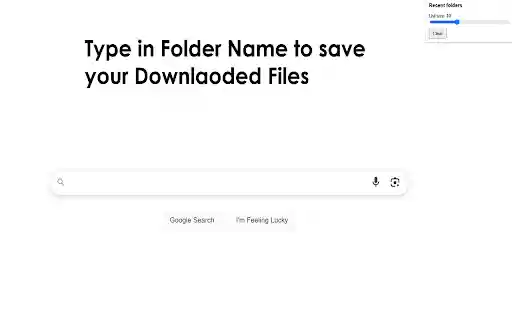 Choose Folder to Save Downloads  from Chrome web store to be run with OffiDocs Chromium online