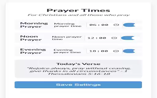 Christian Prayer Reminder  from Chrome web store to be run with OffiDocs Chromium online