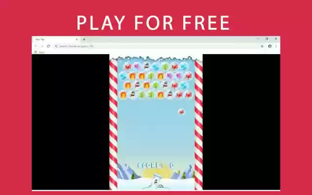 Christmas Bubbles Game for Chrome  from Chrome web store to be run with OffiDocs Chromium online
