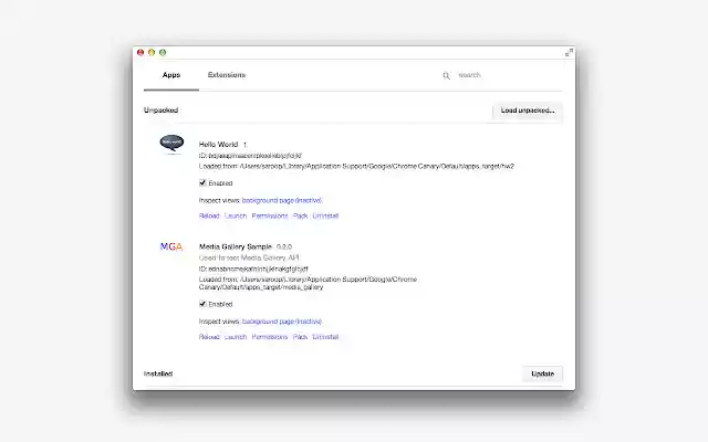 Chrome Apps  Extensions Developer Tool  from Chrome web store to be run with OffiDocs Chromium online
