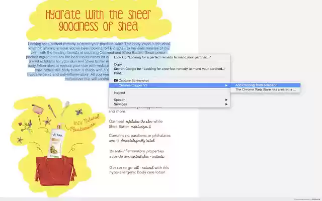 Chrome Clipper V2 from Chrome web store to be run with OffiDocs Chromium online Chrome Clipper V2 from Chrome web store to be run with OffiDocs Chromium online
