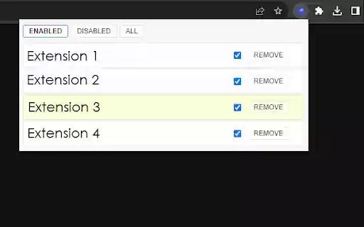 Chrome Extension Manager | Master from Chrome web store to be run with OffiDocs Chromium online Chrome Extension Manager | Master from Chrome web store to be run with OffiDocs Chromium online