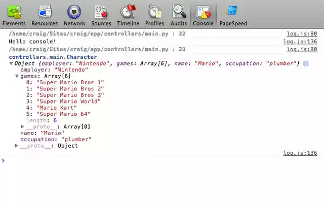 Chrome Logger  from Chrome web store to be run with OffiDocs Chromium online