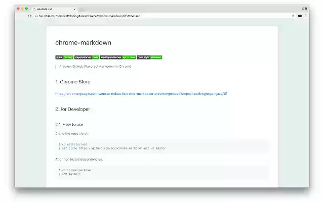 Chrome Markdown Preview from Chrome web store to be run with OffiDocs Chromium online Chrome Markdown Preview from Chrome web store to be run with OffiDocs Chromium online