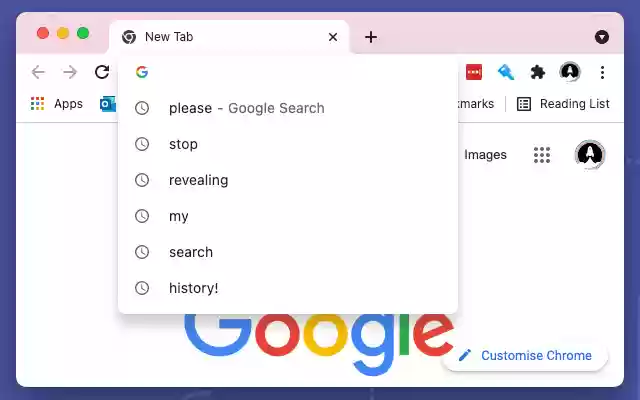 Chrome Omnibox History Buster from Chrome web store to be run with OffiDocs Chromium online Chrome Omnibox History Buster from Chrome web store to be run with OffiDocs Chromium online