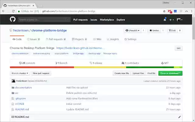 Chrome Platform Bridge  from Chrome web store to be run with OffiDocs Chromium online