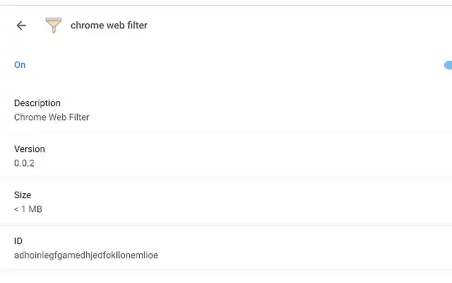 chrome web filter school 1  from Chrome web store to be run with OffiDocs Chromium online