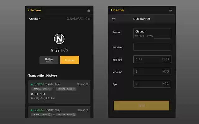 Chrono  from Chrome web store to be run with OffiDocs Chromium online
