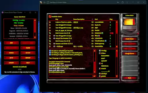 ChronoDivide Player Checker  from Chrome web store to be run with OffiDocs Chromium online
