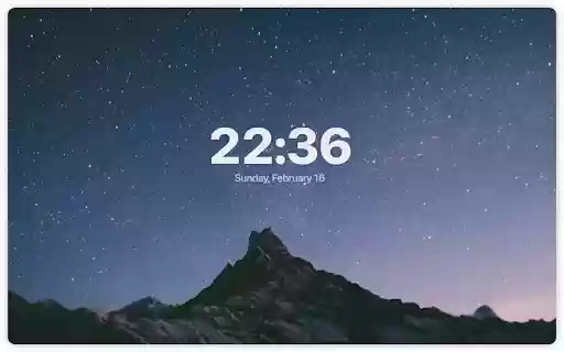 chrono Tab (极简时钟)  from Chrome web store to be run with OffiDocs Chromium online