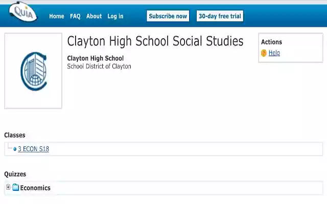 CHS Quia Testing (test) from Chrome web store to be run with OffiDocs Chromium online CHS Quia Testing (test) from Chrome web store to be run with OffiDocs Chromium online