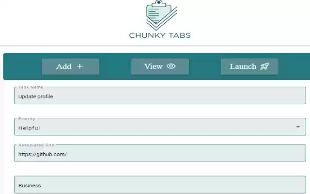 Chunky Tabs  from Chrome web store to be run with OffiDocs Chromium online