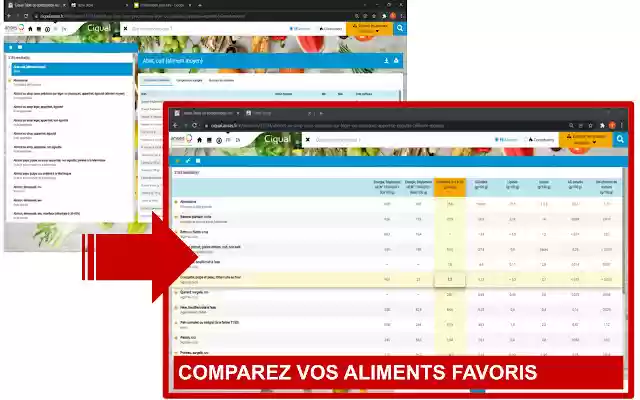 Ciqual tables My favorite items from Chrome web store to be run with OffiDocs Chromium online Ciqual tables My favorite items from Chrome web store to be run with OffiDocs Chromium online