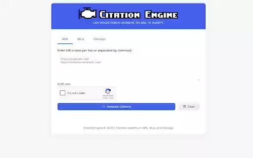 Citation Engine from Chrome web store to be run with OffiDocs Chromium online Citation Engine from Chrome web store to be run with OffiDocs Chromium online