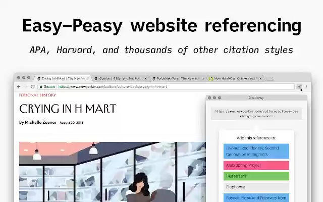 Citationsy Cite Websites and Papers from Chrome web store to be run with OffiDocs Chromium online Citationsy Cite Websites and Papers from Chrome web store to be run with OffiDocs Chromium online