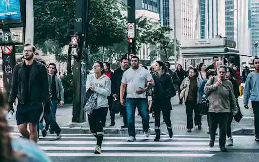 City Crosswalk Crowd  from Chrome web store to be run with OffiDocs Chromium online