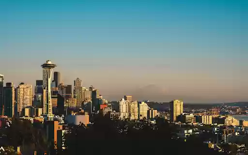 Cityscape of Seattle at Sunset  from Chrome web store to be run with OffiDocs Chromium online