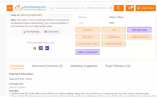 CJDropShipping OpenCart importer  from Chrome web store to be run with OffiDocs Chromium online